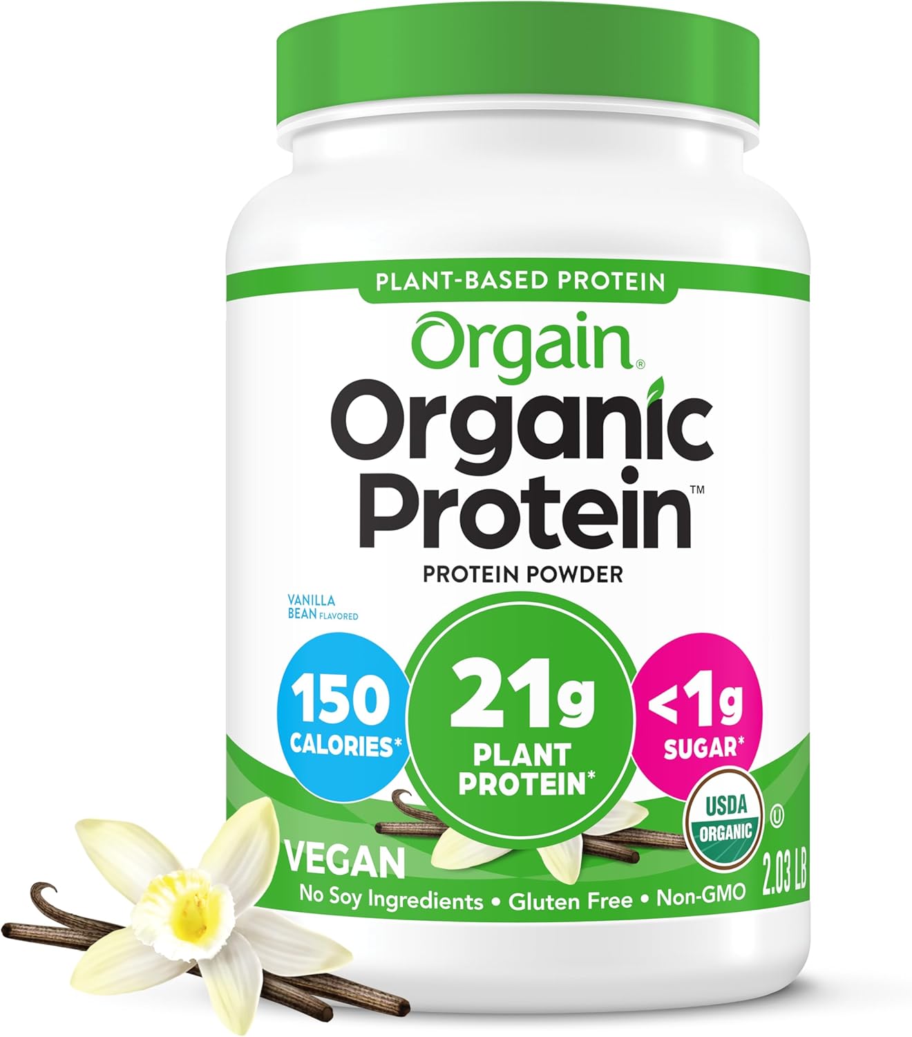 Orgain Organic Plant-Based Protein Powder