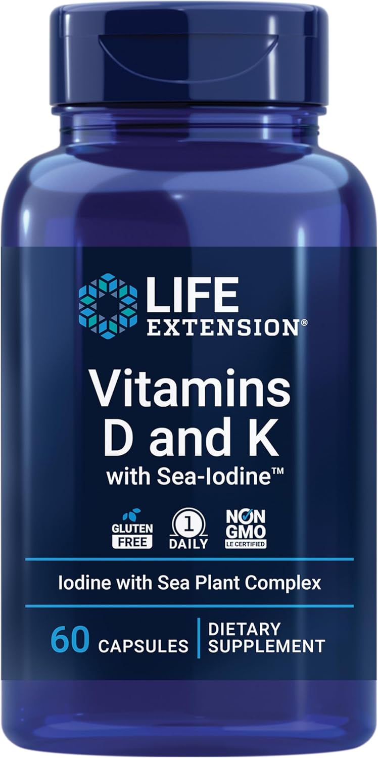 Life Extension Vitamin D3 + Sea Iodine